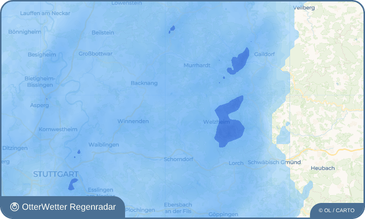 OtterWetter Regenradar-Widget Oberndorf