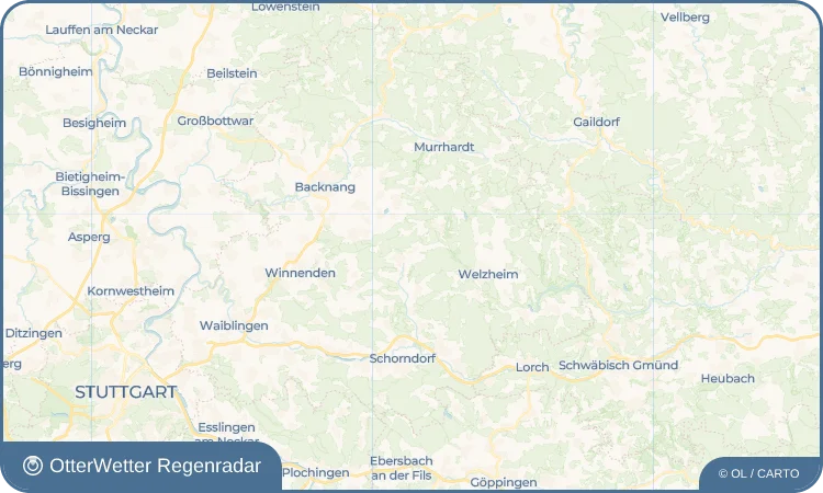 Wetter-Widget-Vorschau mit Vorhersagedaten für Oberndorf