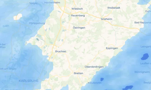 Regenradar-Vorschau: aktuelle Niederschläge in Oberöwisheim und Umgebung