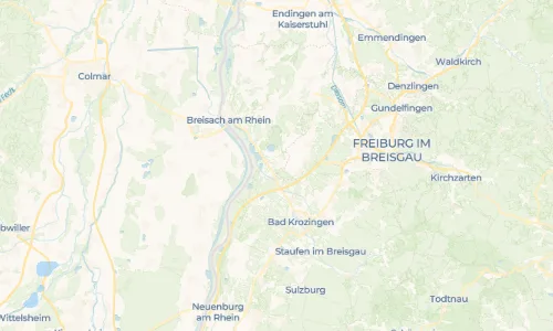 Regenradar-Vorschau: aktuelle Niederschläge in Oberrimsingen und Umgebung