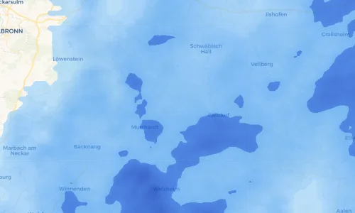 Regenradar Vorschaubild - Aktuelle Niederschläge in Oberrot und Umgebung