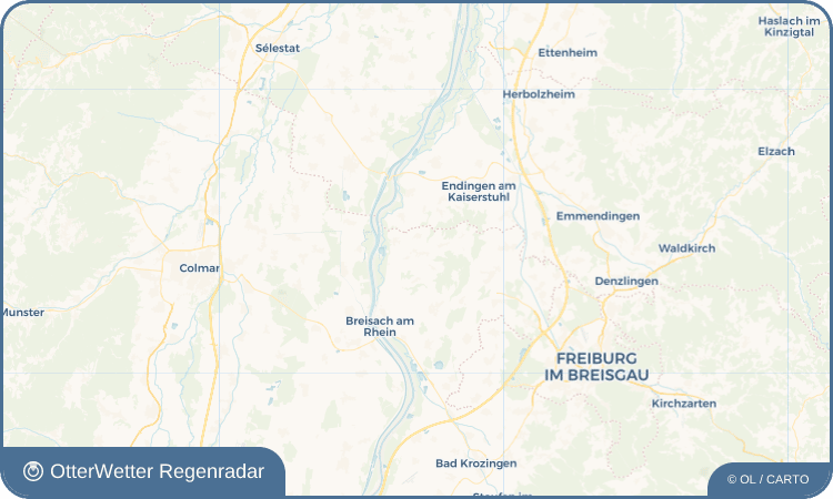 OtterWetter Regenradar-Widget Oberrotweil