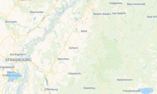 Regenradar Vorschaubild - Aktuelle Niederschläge in Obersasbach und Umgebung