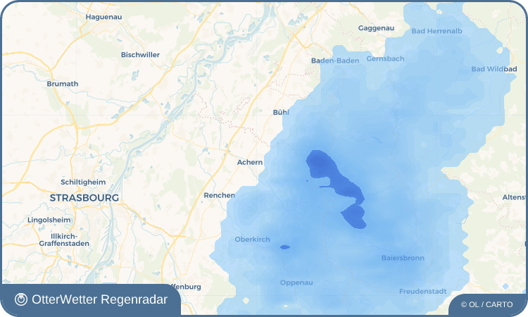 OtterWetter Regenradar-Widget Obersasbach