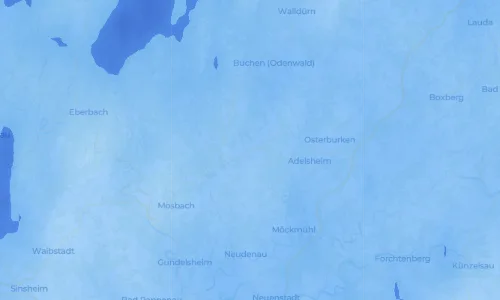 Regenradar Vorschaubild - Aktuelle Niederschläge in Oberschefflenz und Umgebung
