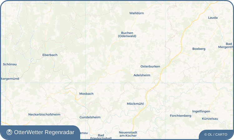 OtterWetter Regenradar-Widget Oberschefflenz