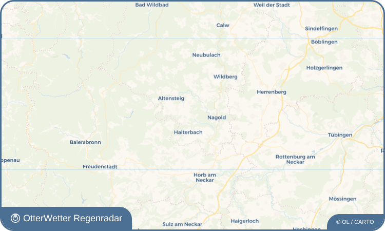 OtterWetter Regenradar-Widget Oberschwandorf