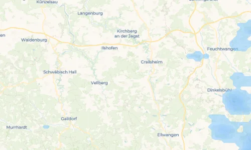 Regenradar Vorschaubild - Aktuelle Niederschläge in Oberspeltach und Umgebung