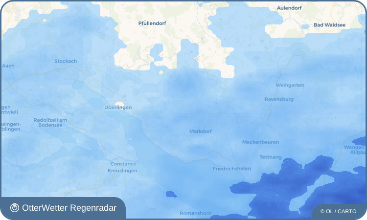 OtterWetter Regenradar-Widget Oberstenweiler