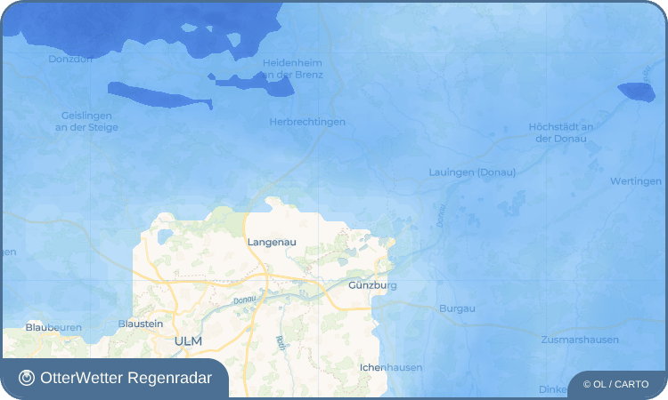 OtterWetter Regenradar-Widget Oberstotzingen