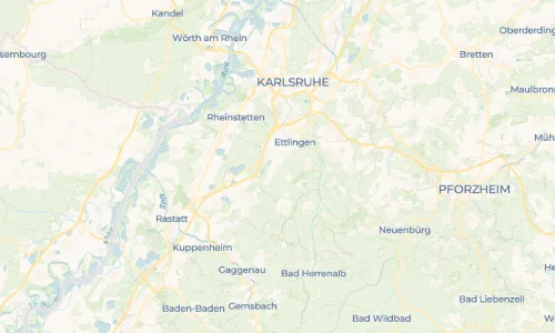 Regenradar Vorschaubild - Aktuelle Niederschläge in Oberweier und Umgebung