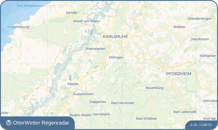 OtterWetter Regenradar-Widget Oberweier