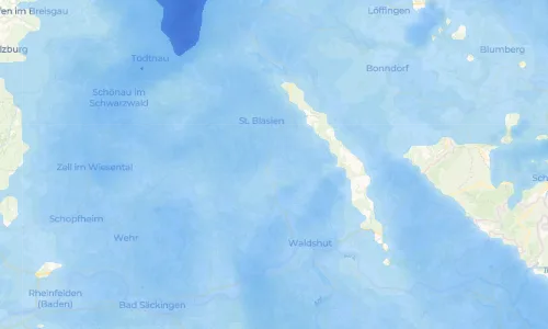 Regenradar Vorschaubild - Aktuelle Niederschläge in Oberweschnegg und Umgebung