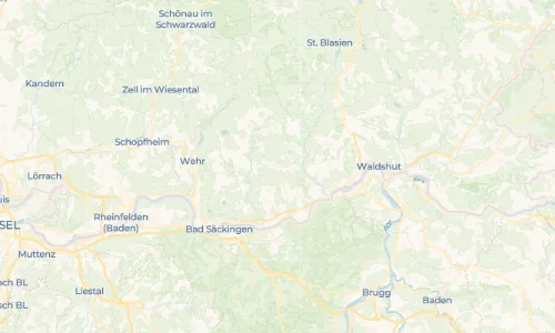 Regenradar Vorschaubild - Aktuelle Niederschläge in Oberwihl und Umgebung