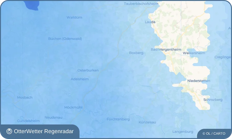 Widget-Vorschau für Oberwittstadt Wetter-Widget-Vorschau mit Vorhersagedaten für Oberwittstadt