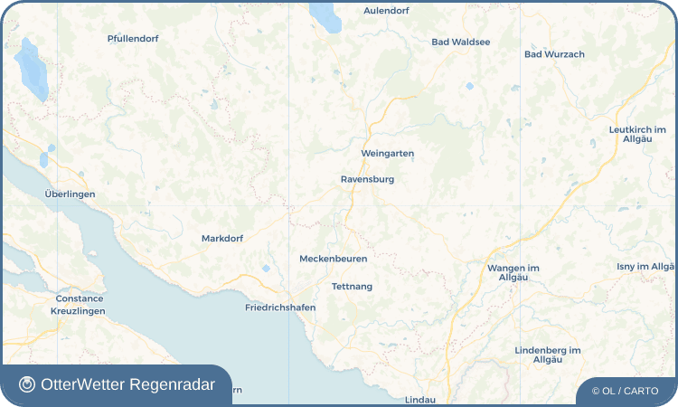 Wetter-Widget-Vorschau mit Vorhersagedaten für Oberzell