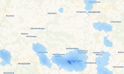 Regenradar Vorschaubild - Aktuelle Niederschläge in Ochsenbach und Umgebung