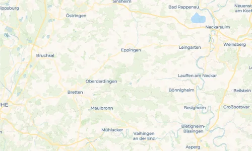 Regenradar-Vorschau: aktuelle Niederschläge in Ochsenburg und Umgebung
