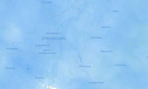 Regenradar Odelshofen: aktuelle Niederschläge in Odelshofen und Umgebung, Stand 22. Oktober 2026 um 18:40 Uhr
