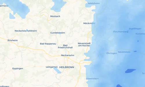 Regenradar Vorschaubild - Aktuelle Niederschläge in Oedheim und Umgebung