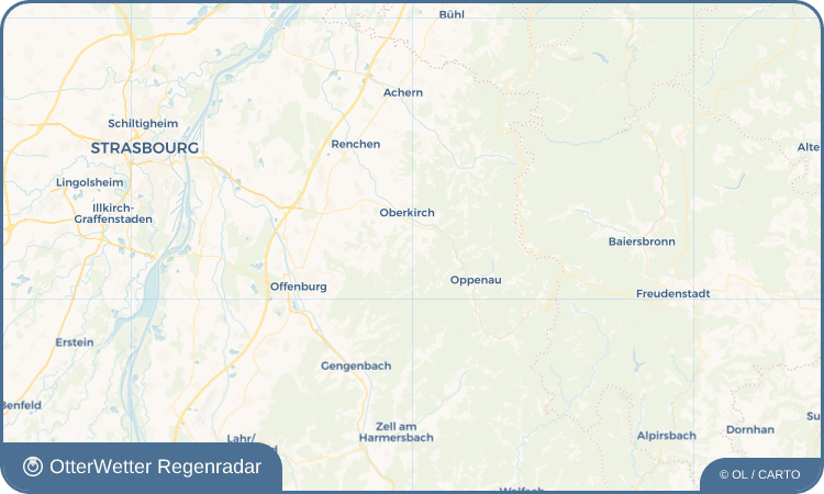 OtterWetter Regenradar-Widget Ödsbach