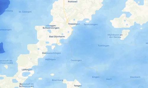 Regenradar Vorschaubild - Aktuelle Niederschläge in Öfingen und Umgebung