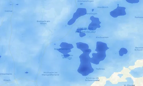 Regenradar Vorschaubild - Aktuelle Niederschläge in Öhlinsweiler und Umgebung