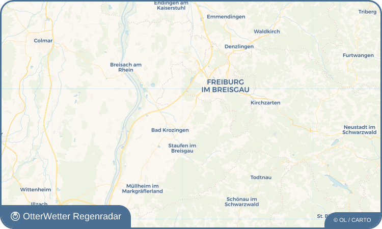 Widget-Vorschau für Öhlinsweiler Wetter-Widget-Vorschau mit Vorhersagedaten für Öhlinsweiler