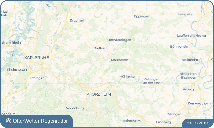 Wetter-Widget-Vorschau mit Vorhersagedaten für Ölbronn