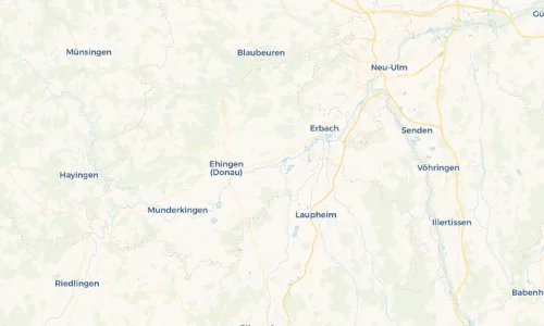 Regenradar Vorschaubild - Aktuelle Niederschläge in Öpfingen und Umgebung
