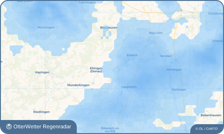 Widget-Vorschau für Öpfingen Wetter-Widget-Vorschau mit Vorhersagedaten für Öpfingen