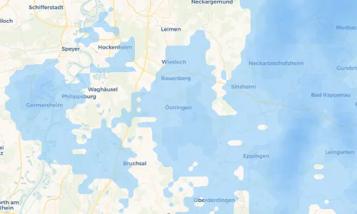 Regenradar Vorschaubild - Aktuelle Niederschläge in Östringen und Umgebung