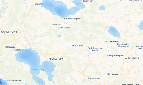 Regenradar Vorschaubild - Aktuelle Niederschläge in Ötisheim und Umgebung