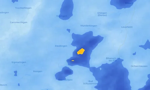 Regenradar Vorschaubild - Aktuelle Niederschläge in Offingen und Umgebung