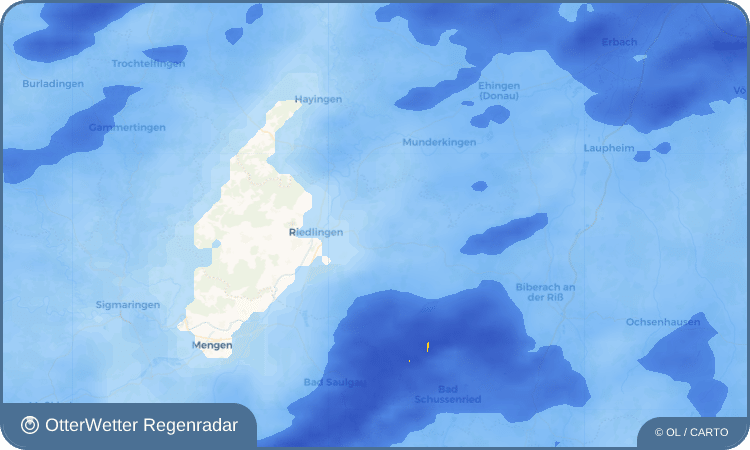 OtterWetter Regenradar-Widget Offingen