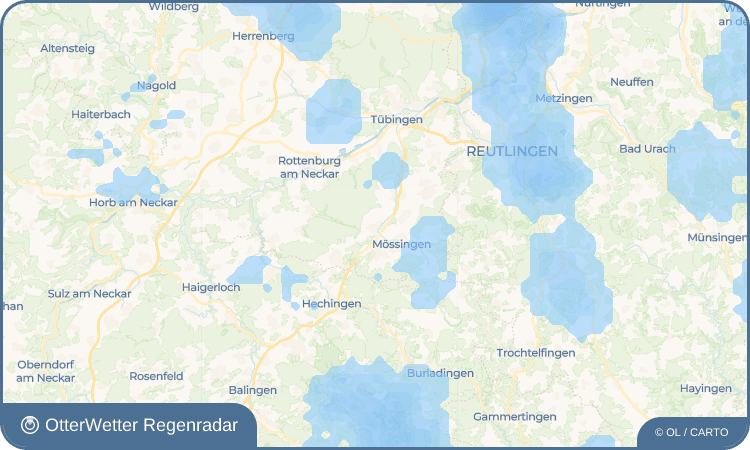 Widget-Vorschau für Ofterdingen Wetter-Widget-Vorschau mit Vorhersagedaten für Ofterdingen