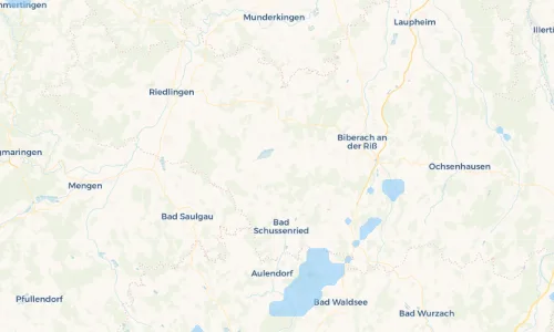 Regenradar-Vorschau: aktuelle Niederschläge in Oggelshausen und Umgebung