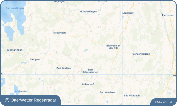 Wetter-Widget-Vorschau mit Vorhersagedaten für Oggelshausen