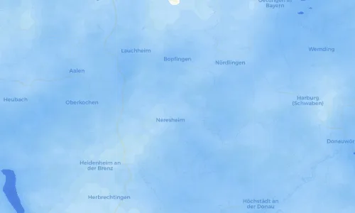 Regenradar Vorschaubild - Aktuelle Niederschläge in Ohmenheim und Umgebung