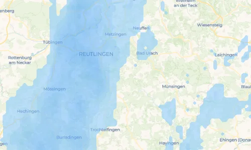Regenradar Ohnastetten: aktuelle Niederschläge in Ohnastetten und Umgebung, Stand 19. Oktober 2026 um 18:30 Uhr