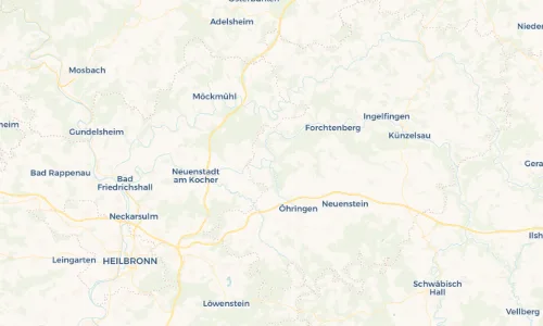 Regenradar Vorschaubild - Aktuelle Niederschläge in Ohrnberg und Umgebung