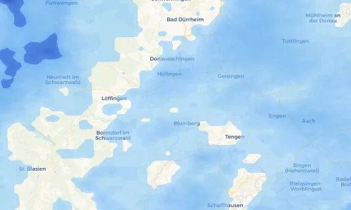 Regenradar Vorschaubild - Aktuelle Niederschläge in Opferdingen und Umgebung