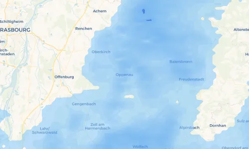 Regenradar Vorschaubild - Aktuelle Niederschläge in Oppenau und Umgebung