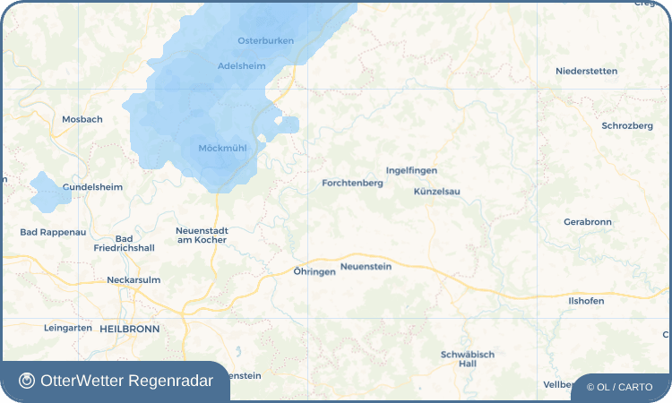 Wetter-Widget-Vorschau mit Vorhersagedaten für Orendelsall