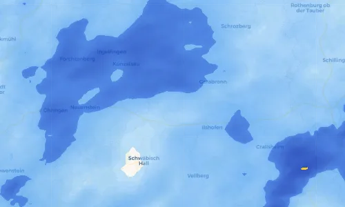 Regenradar Vorschaubild - Aktuelle Niederschläge in Orlach und Umgebung