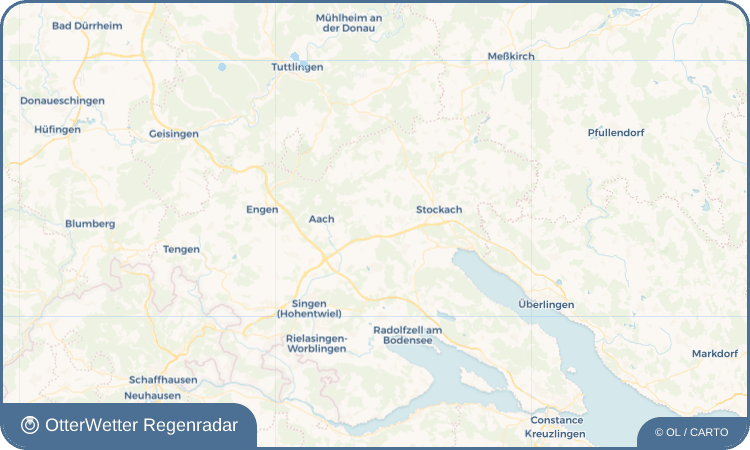 OtterWetter Regenradar-Widget Orsingen