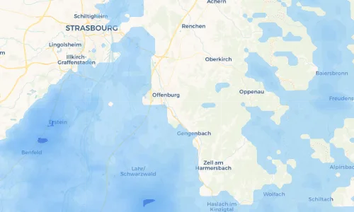 Regenradar Vorschaubild - Aktuelle Niederschläge in Ortenberg und Umgebung