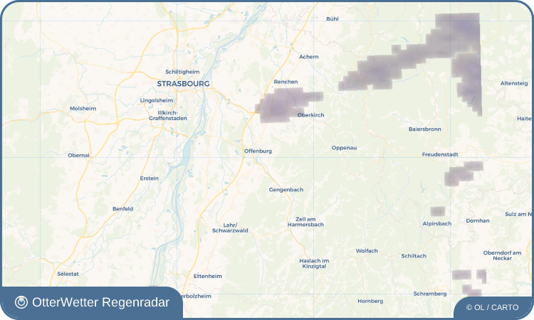 OtterWetter Regenradar-Widget Ortenberg