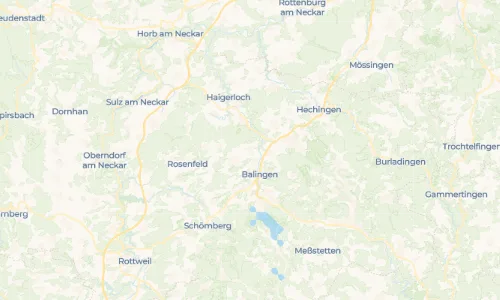 Regenradar Vorschaubild - Aktuelle Niederschläge in Ostdorf und Umgebung