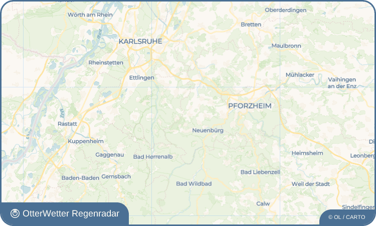 OtterWetter Regenradar-Widget Ottenhausen